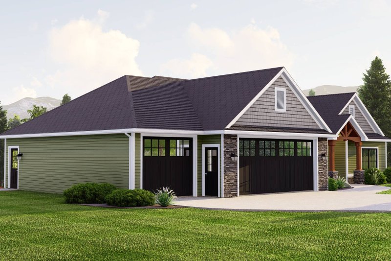 Architectural House Design - Exterior - Other Elevation for Ranch House Plan #1064-251 - 2 bed, 2.5 bath