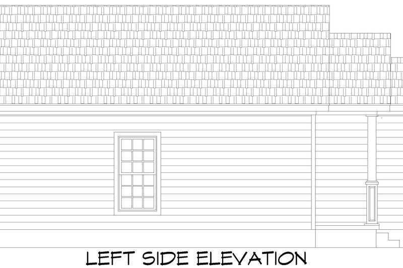 Architectural House Design - Exterior - Other Elevation for Craftsman House Plan #932-1039 - 2 bed, 2 bath