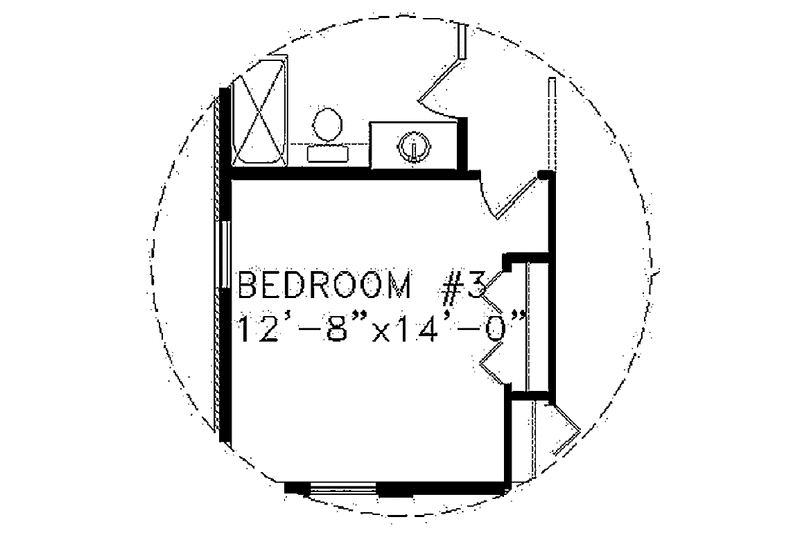 Dream House Plan - Floor Plan - Other Floor for Ranch House Plan #44-206 - 3 bed, 2 bath