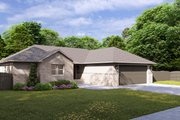 Ranch Style House Plan - 3 Beds 2 Baths 1615 Sq/Ft Plan #1060-290 