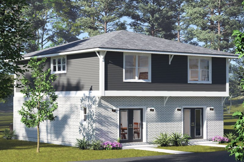 Home Plan - Exterior - Other Elevation 5 for Modern House Plan #513-2492 - 2 bed, 2.5 bath