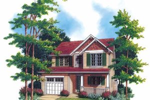 Craftsman Exterior - Front Elevation Plan #48-794