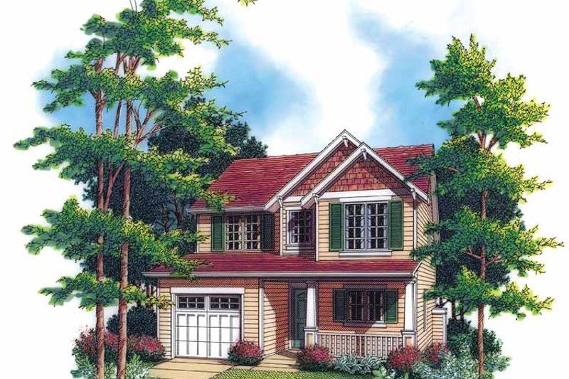 Dream House Plan - Craftsman Exterior - Front Elevation Plan #48-794