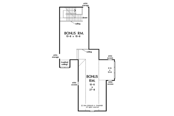 Floor Plan - Other Floor for European House Plan #929-1009 - 5 bed, 4 bath