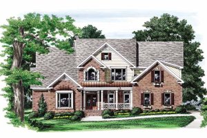 Traditional Exterior - Front Elevation Plan #927-718