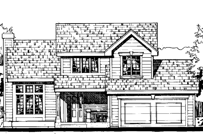 Dream House Plan - Exterior - Front Elevation 3 for Bungalow House Plan #300-110 - 3 bed, 2.5 bath
