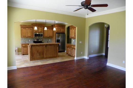 Interior - Family Room for European House Plan #430-65 - 3 bed, 2 bath