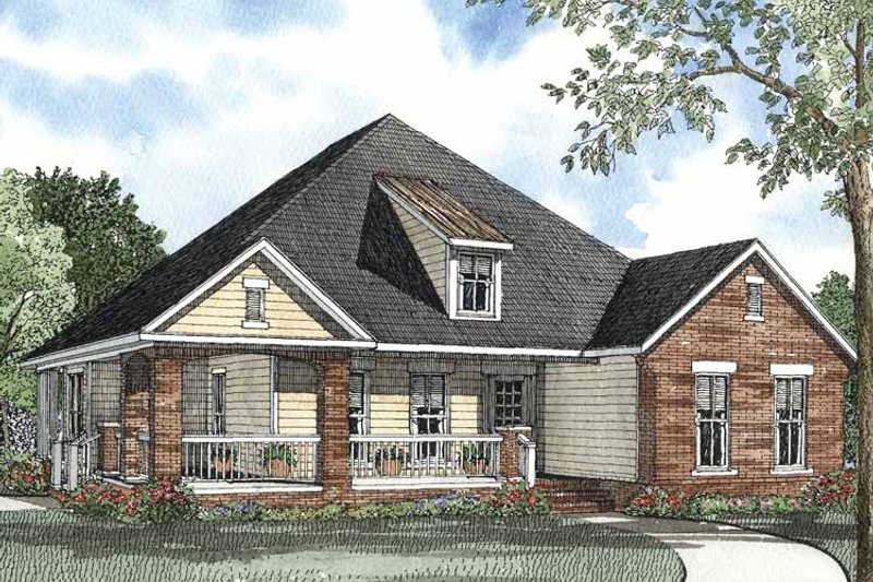Architectural House Design - Exterior - Front Elevation 3 for Craftsman House Plan #17-3106 - 3 bed, 2 bath