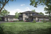 Prairie Style House Plan - 4 Beds 2.5 Baths 3781 Sq/Ft Plan #124-1107 