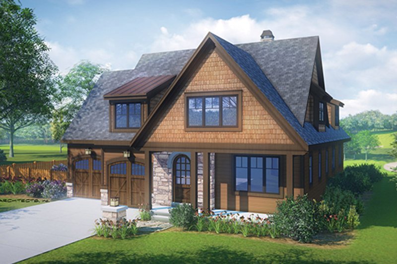Home Plan - Exterior - Front Elevation 4 for Craftsman House Plan #928-228 - 4 bed, 4 bath