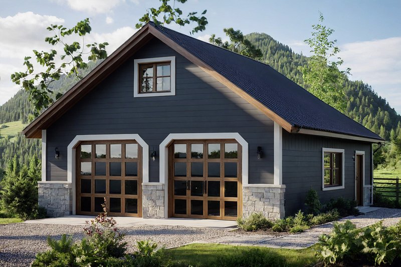 Architectural House Design - Traditional Exterior - Front Elevation Plan #124-633