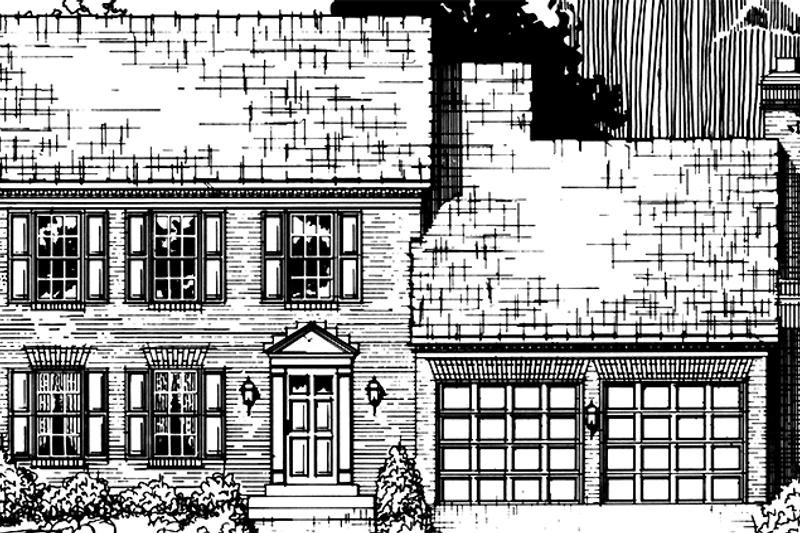 Home Plan - Classical Exterior - Front Elevation Plan #953-15
