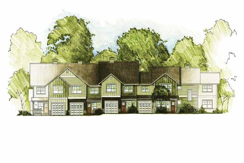 Architectural House Design - Traditional Exterior - Front Elevation Plan #1042-11