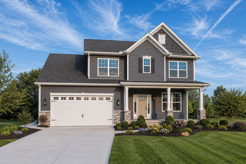 Dream House Plan - Exterior - Front Elevation 4 for Craftsman House Plan #20-2154 - 3 bed, 2.5 bath