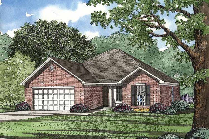 Home Plan - Country Exterior - Front Elevation Plan #17-2729