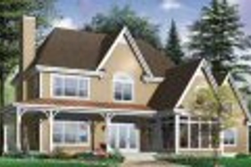 House Blueprint - Exterior - Other Elevation for Farmhouse House Plan #23-877 - 4 bed, 2 bath