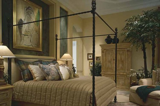 Interior - Master Bedroom for Mediterranean House Plan #930-412 - 5 bed, 7 bath