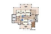 Country Style House Plan - 4 Beds 5.5 Baths 11243 Sq/Ft Plan #27-487 