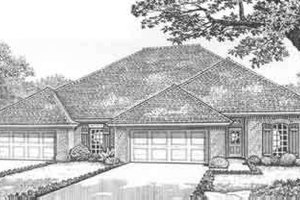 Traditional Exterior - Front Elevation Plan #310-454
