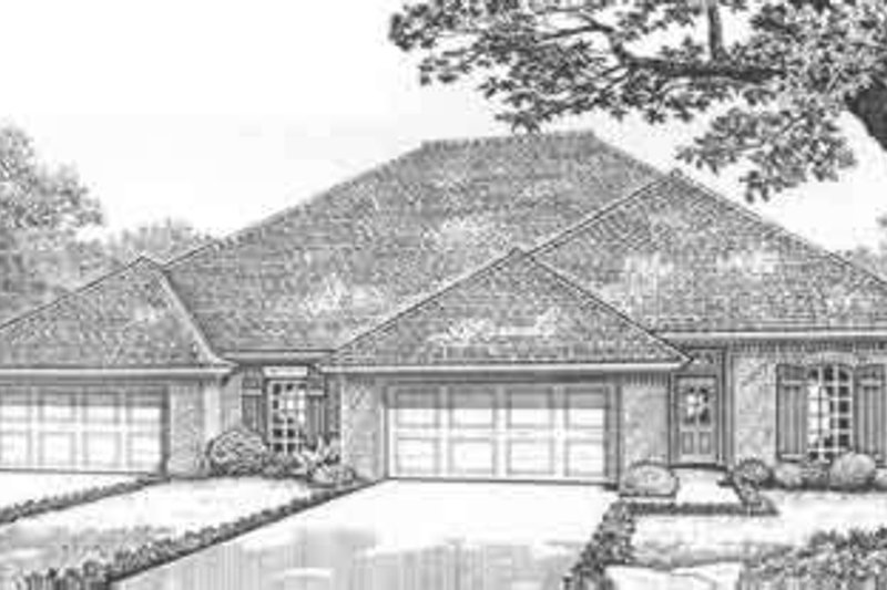 Traditional Style House Plan - 2 Beds 2 Baths 3127 Sq/Ft Plan #310-454