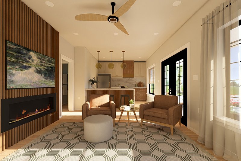 Home Plan - Interior - Other for Farmhouse House Plan #126-304, 1 bath