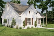 Traditional Style House Plan - 3 Beds 2 Baths 1265 Sq/Ft Plan #923-331 