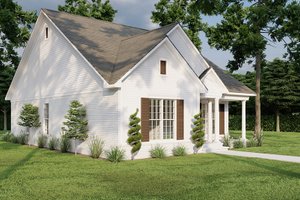 Exterior - Front Elevation 3 for Traditional House Plan #923-331 - 3 bed, 2 bath