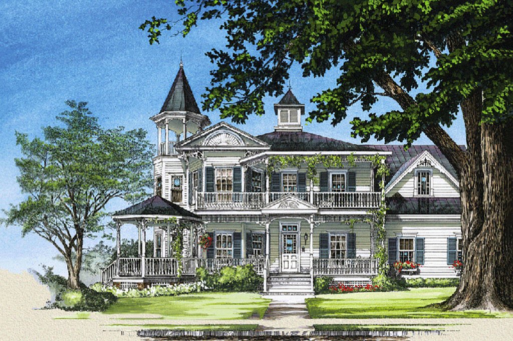 Beds 3 5 Baths 3131 Sq Ft Plan 137, House Plans For Victorian Style Homes