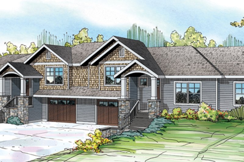 Home Plan - Craftsman Exterior - Front Elevation Plan #124-889