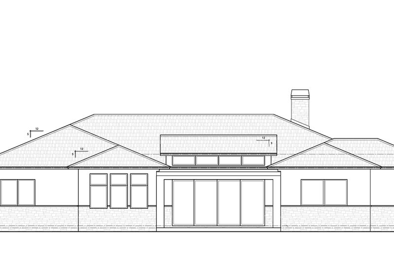 Dream House Plan - Exterior - Rear Elevation for Contemporary House Plan #938-146 - 3 bed, 3.5 bath