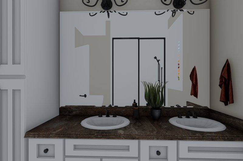 Dream House Plan - Interior - Master Bathroom for Traditional House Plan #1060-60 - 3 bed, 2 bath