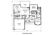 Cottage Style House Plan - 3 Beds 2 Baths 1718 Sq/Ft Plan #46-525 