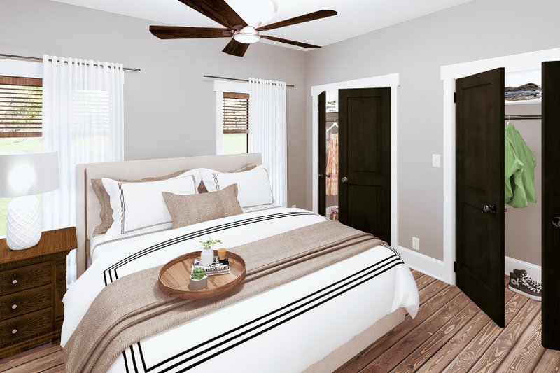 Home Plan - Interior - Bedroom for Southern House Plan #44-269 - 3 bed, 2.5 bath