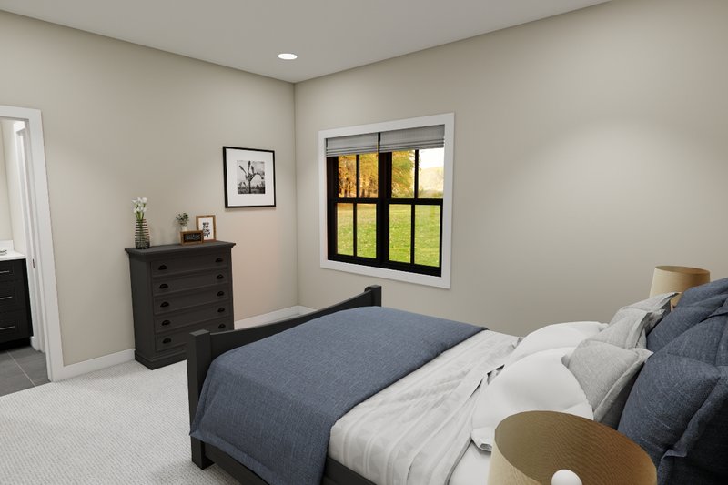 House Blueprint - Interior - Bedroom for Craftsman House Plan #51-1388 - 3 bed, 2.5 bath