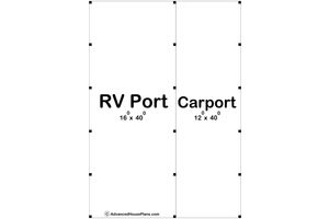 Floor Plan - Main Floor for Traditional House Plan #455-600, 0 bath