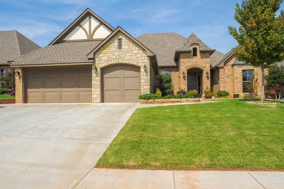 Exterior - Front Elevation for European House Plan #65-523 - 3 bed, 2.5 bath