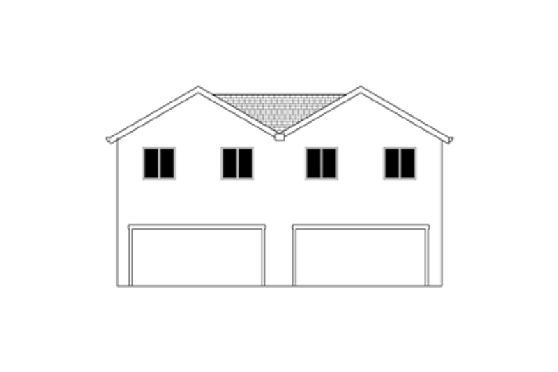 House Design - Exterior - Rear Elevation for Craftsman House Plan #943-38 - 6 bed, 4 bath