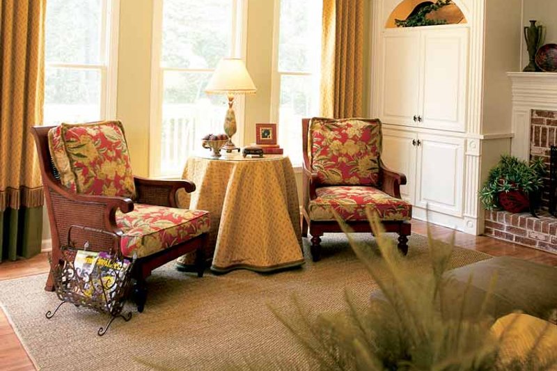 House Blueprint - Interior - Family Room 1 for Colonial House Plan #927-872 - 3 bed, 2.5 bath
