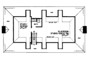 Colonial Style House Plan - 3 Beds 3 Baths 3405 Sq/Ft Plan #72-331 