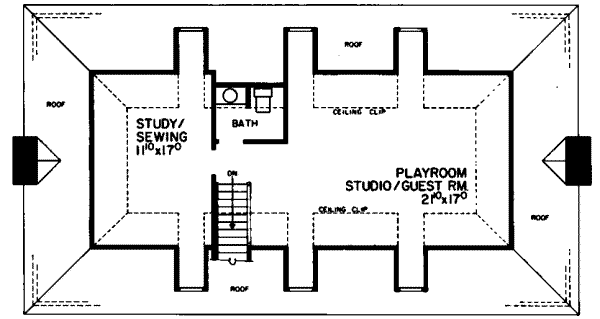 Architectural House Design - Colonial Floor Plan - Other Floor Plan #72-331
