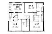 Southern Style House Plan - 4 Beds 3.5 Baths 3813 Sq/Ft Plan #16-235 
