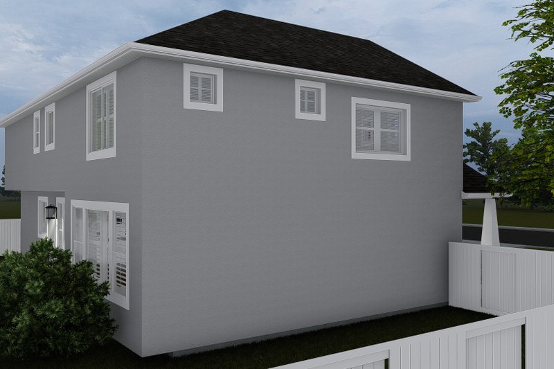 Architectural House Design - Exterior - Other Elevation 2 for Craftsman House Plan #1060-57 - 4 bed, 2.5 bath