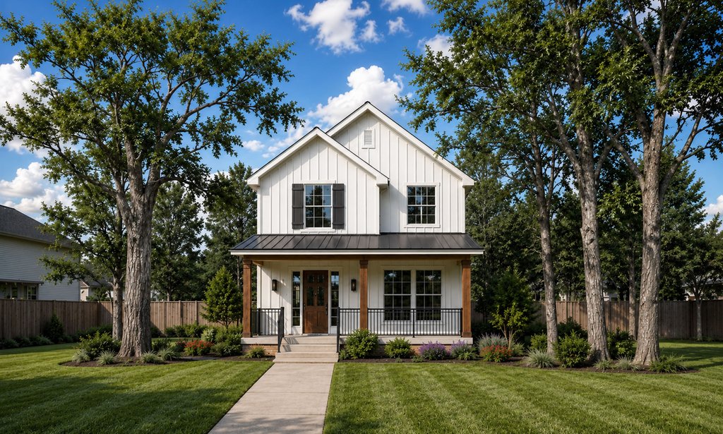 Exterior - Front Elevation 2 for Farmhouse House Plan #20-2635 - 3 bed, 2.5 bath