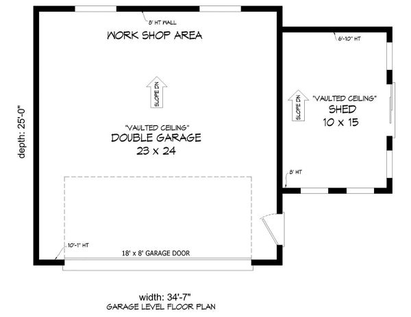 Architectural House Design - Modern Floor Plan - Main Floor Plan #932-381