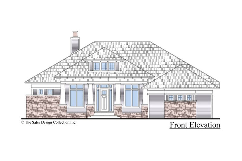 Dream House Plan - Exterior - Front Elevation 3 for Craftsman House Plan #930-499 - 3 bed, 2 bath