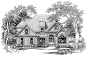 Traditional Style House Plan - 4 Beds 2.5 Baths 2445 Sq/Ft Plan #927-111 