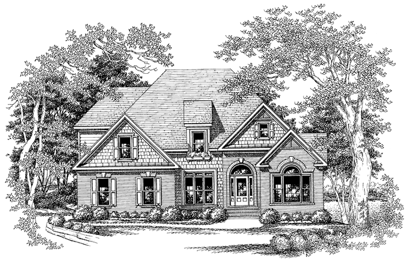 House Plan Design - Exterior - Front Elevation 3 for Traditional House Plan #927-111 - 4 bed, 2.5 bath