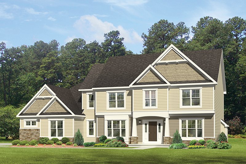 Home Plan - Colonial Exterior - Front Elevation Plan #1010-165