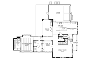 Farmhouse Floor Plan - Main Floor Plan #1058-73