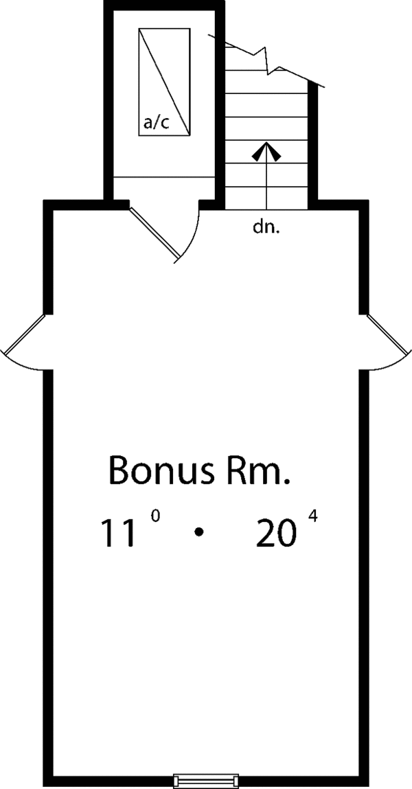 Home Plan - Classical Floor Plan - Upper Floor Plan #417-529